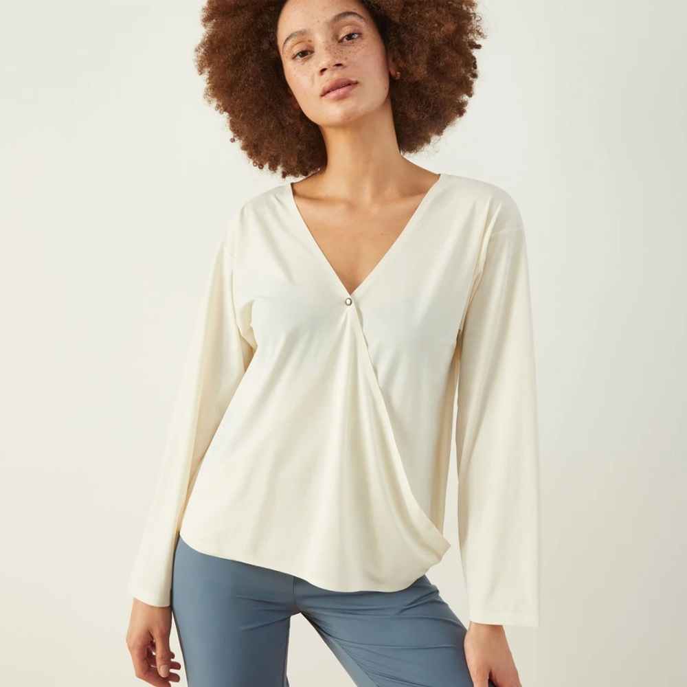 ADAY That's A Wrap Top sz L #GG